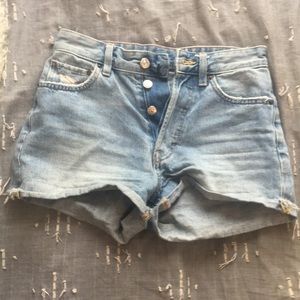 Denim shorts
